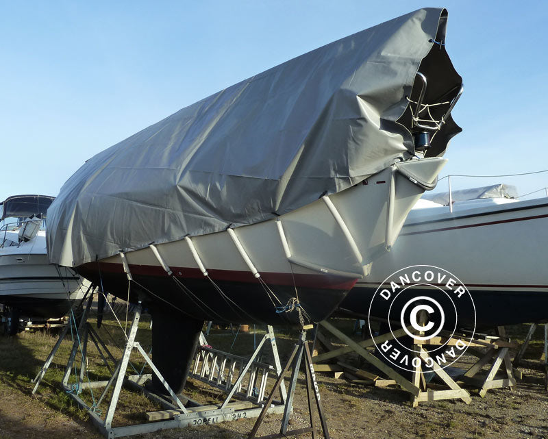 Tarpaulin 5x7 m, PVC 500 g/m², Grey