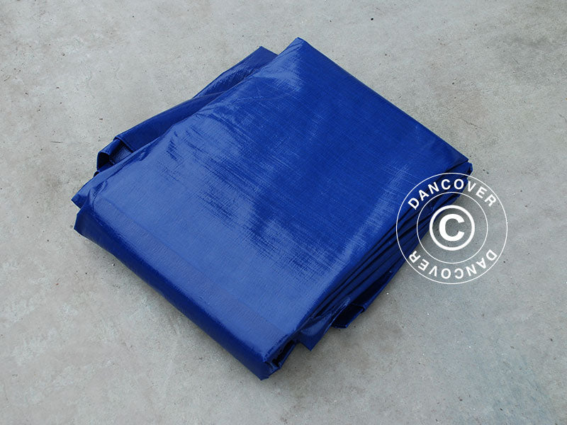 Tarpaulin 6x12 m, PE 250 g/m², Blue