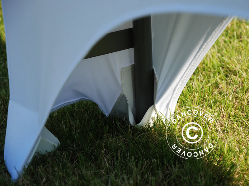 Stretch bench cover 183x28x43 cm, White