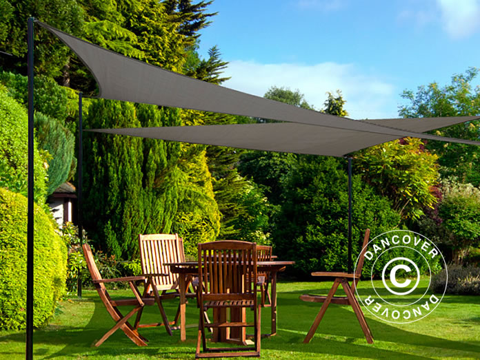 Sun sail 3.6x3.6x3.6 m, Triangular, Anthracite